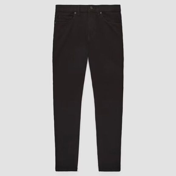 Everlane The Slim 4-Way Stretch Organic Jean | Uniform Black Mens Size 30x32 NWT - Picture 6 of 11